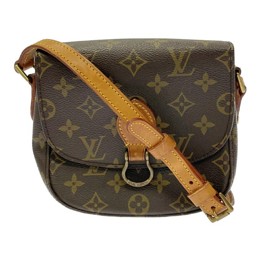 LOUIS VUITTON Monogram Saint Cloud Shoulder Bag Brown